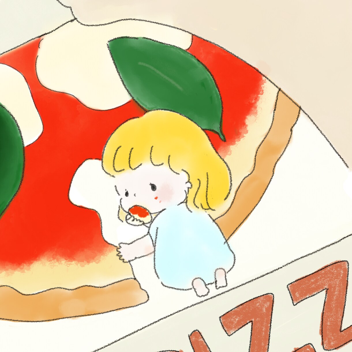 シンプルゆるめのイラストを描きます 手書き風・絵本風のほんわかゆるめのイラストを作成します イメージ1