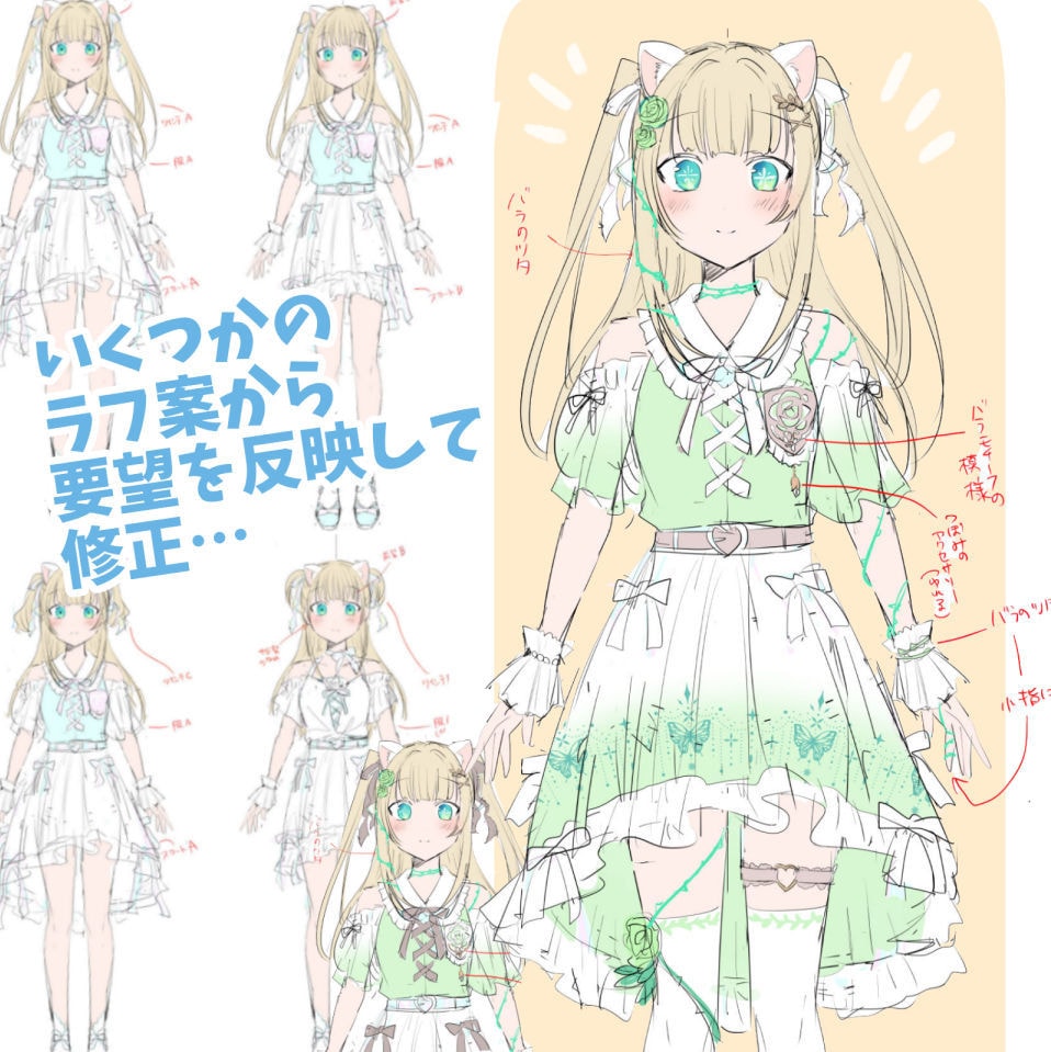 全ておまかせ！即Vtuberになれます 高品質！プロ歴10年！キャラクターデザインからモデリングまで イメージ4