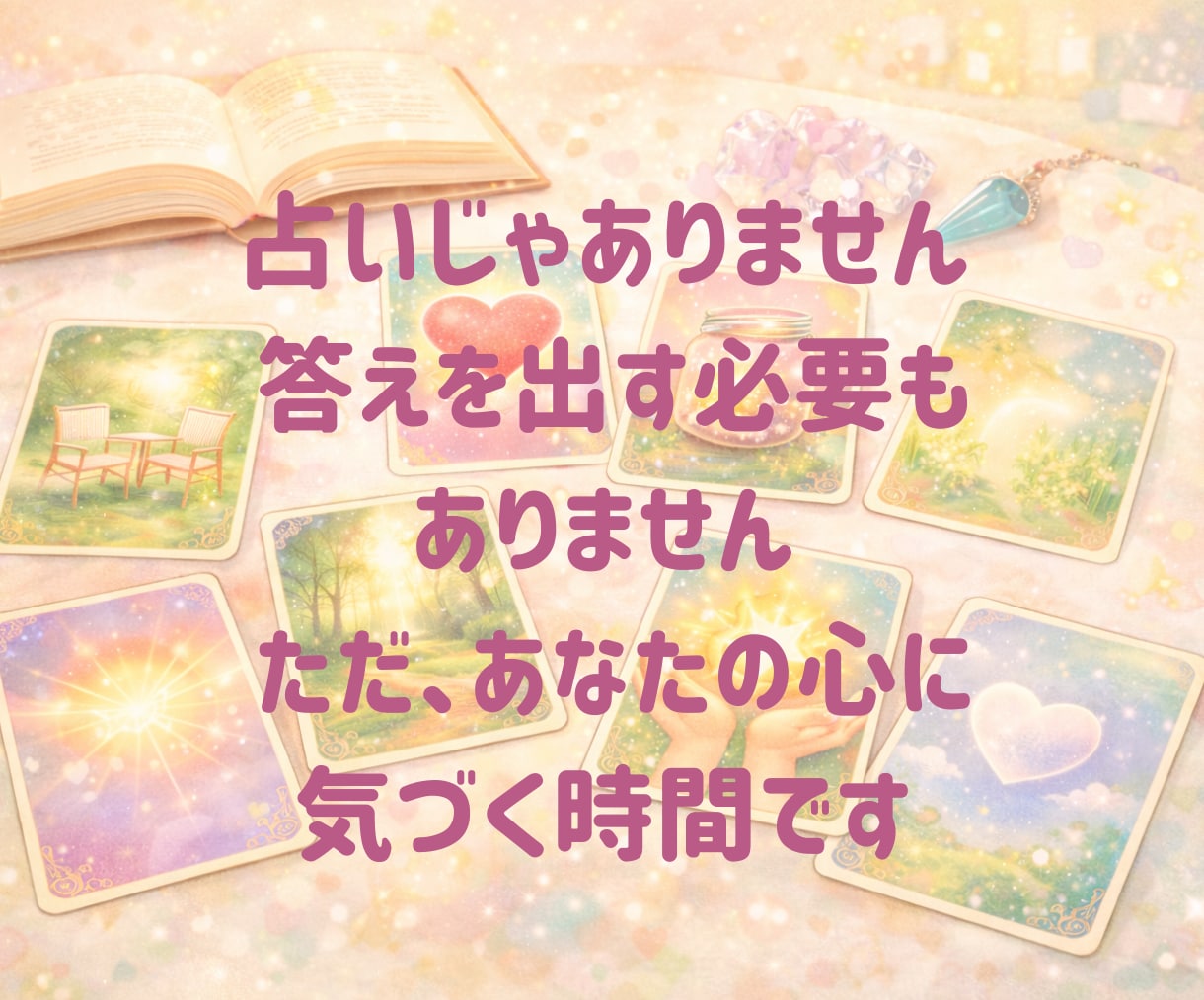 自己対話セッション✨心の整理をお手伝いします カードと対話で心の声に気づける安心の時間を！ イメージ4