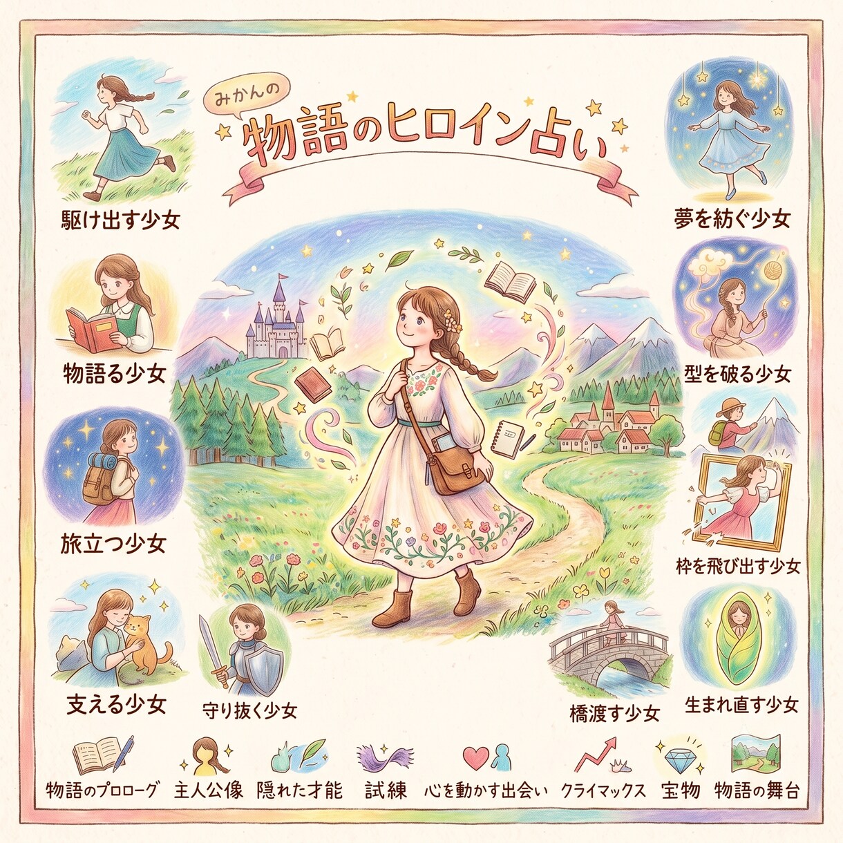 物語のヒロインに例えて占います あなたはどのような物語を歩むのか。 イメージ1