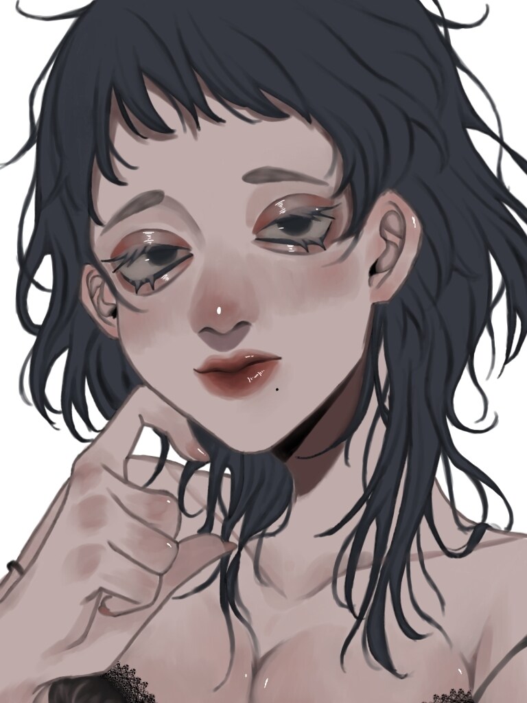 アイコン・歌ってみた等のサムネイル描きます 厚塗りでアンニュイな一枚に！！ イメージ8