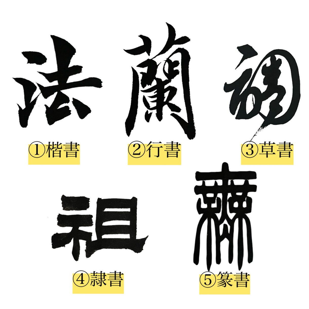 看板やロゴに最適な本格筆文字書きます 商用利用OK！5つの書体を駆使して制作いたします イメージ2