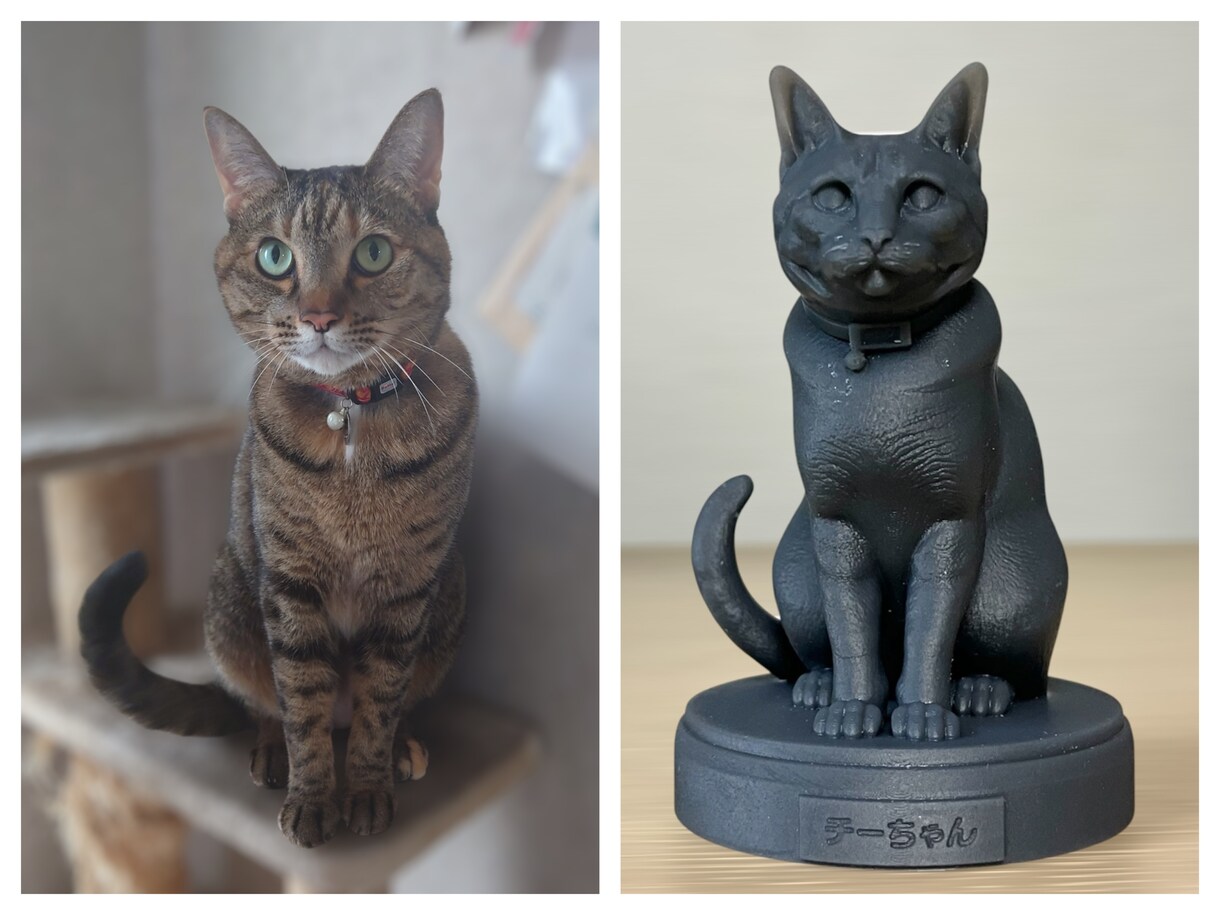愛するペットを本物そっくりに作ります 5000円から始められる5cmから実寸大フィギュアまで作成可 イメージ4