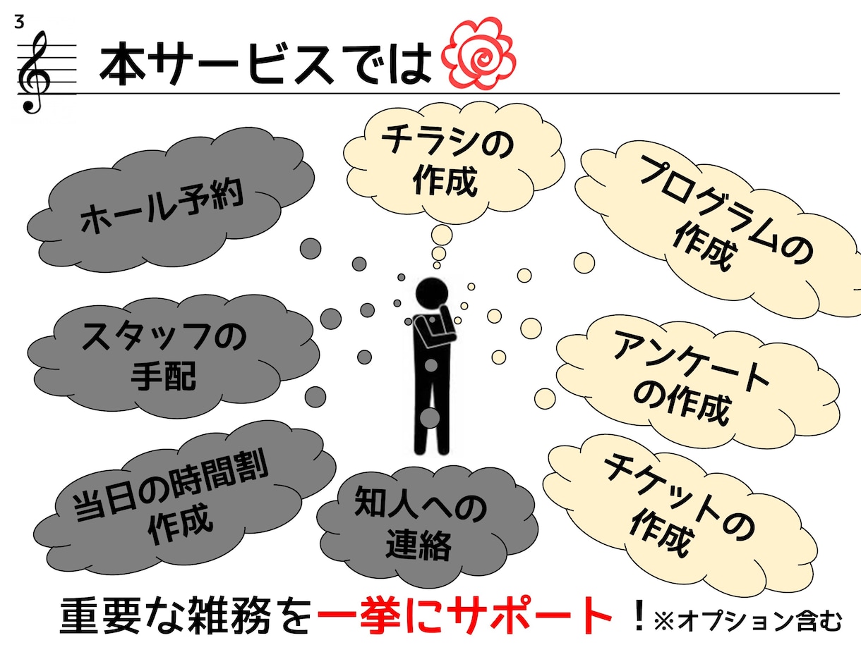 音楽家限定！チラシやプログラム等を作成します ！ 演奏会準備でお困りの方へ！素敵なデザインを丸っと提供！ イメージ4
