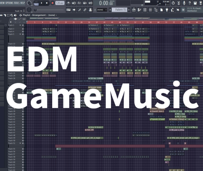 オリジナル楽曲制作をします EDM、ゲーム音楽制作承ります イメージ1