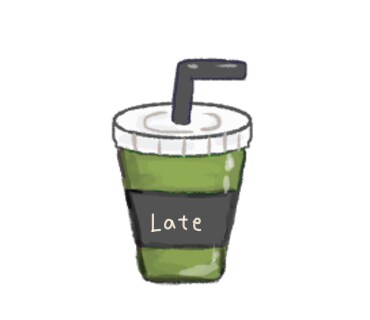 簡単なコーヒーや、フードのイラストを描きます カフェっぽい感じで、簡単な手描きのイラストを描きます イメージ3