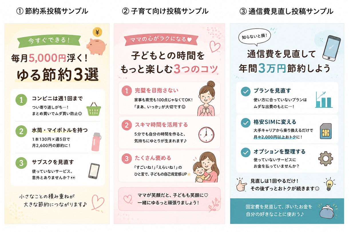 AIを活用してSNS投稿文を作成します 丁寧な対応でSNS投稿文を作成します！ イメージ4