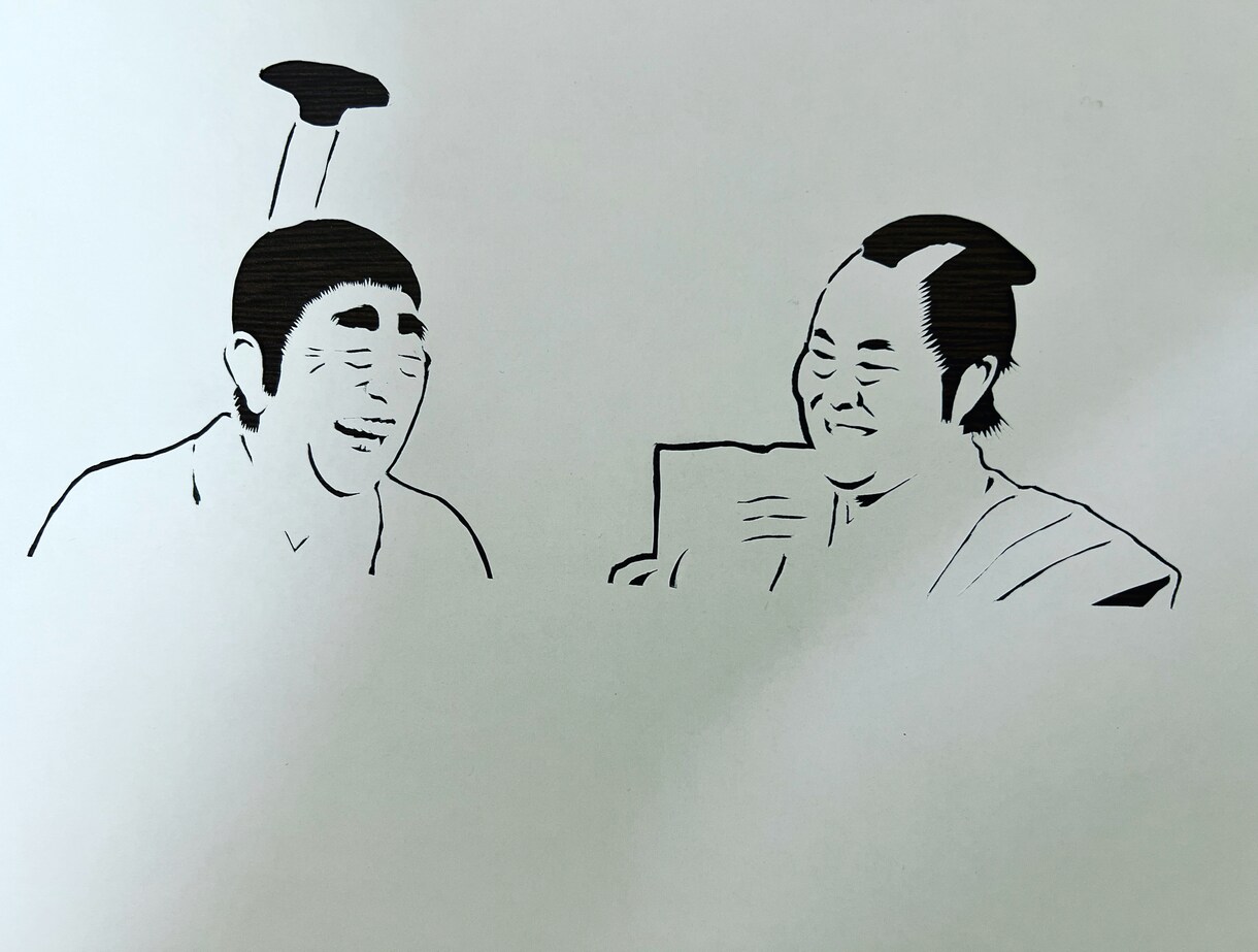 写真から切り絵作品(人物やペットなど)を作ります お祝いメッセージに手作り切り絵を添えてみませんか？ イメージ6