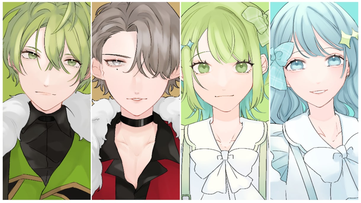 カッコいい男の子、かわいい女の子描きます アイコン、サムネイル、立ち絵にどうぞ！ イメージ4