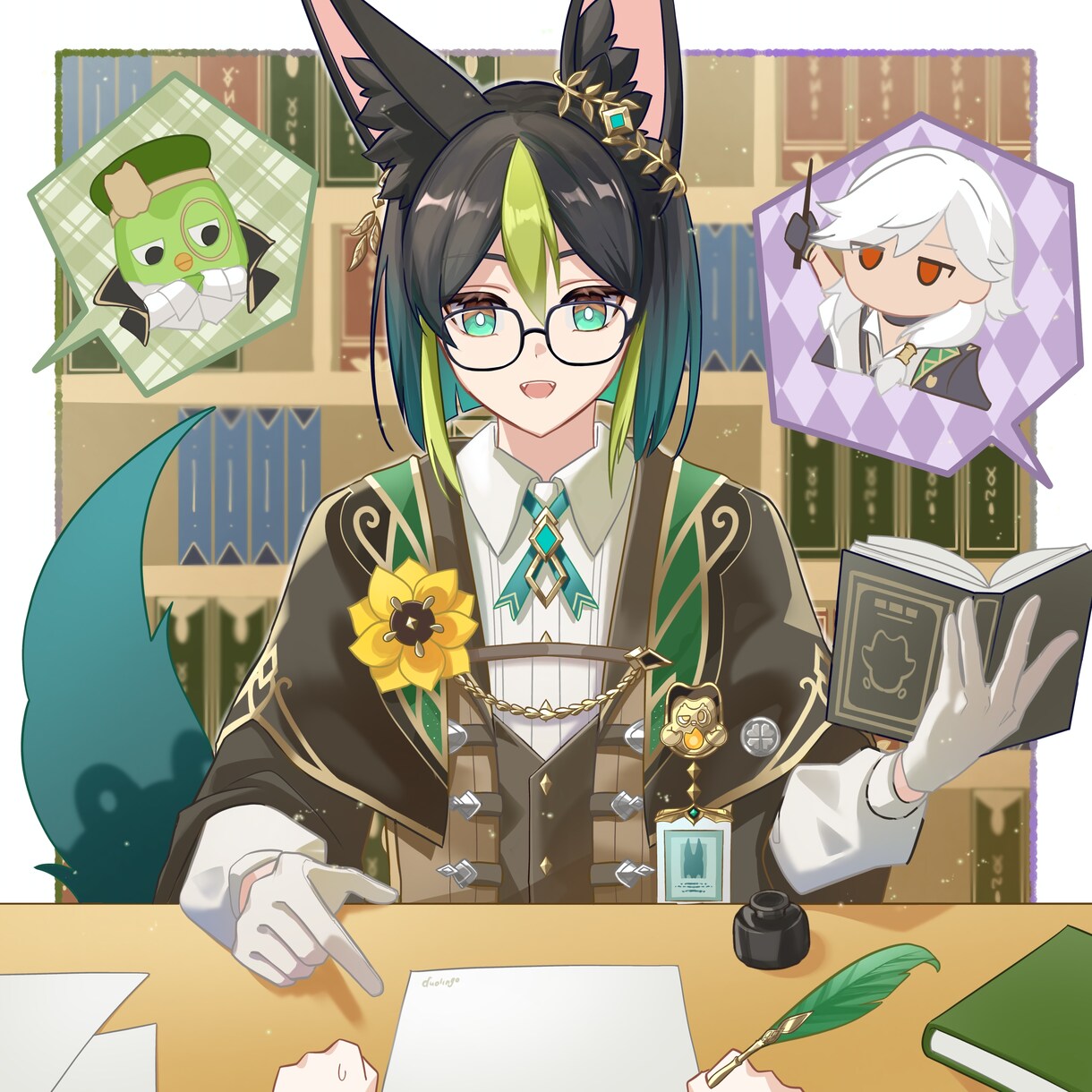 商用OK！中性的、ファンタジーイラストを制作します 先着残り8名様割引！アイコン、立ち絵、一枚絵など！ イメージ7