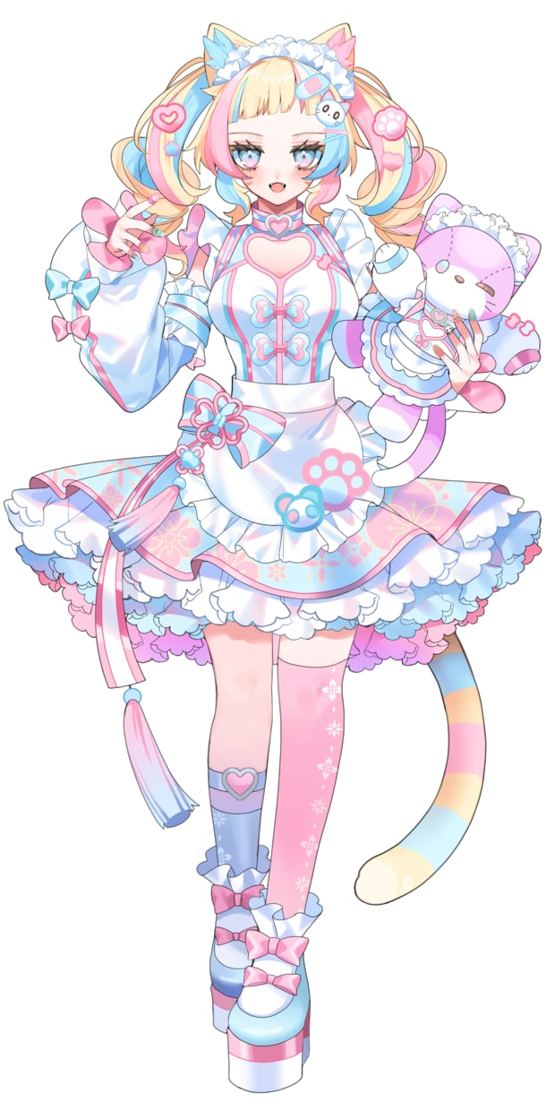 キャラクターデザイン、立ち絵の作成を致します Vtuber立ち絵、IRIAM、ゲーム用立ち絵等描きます！ イメージ5