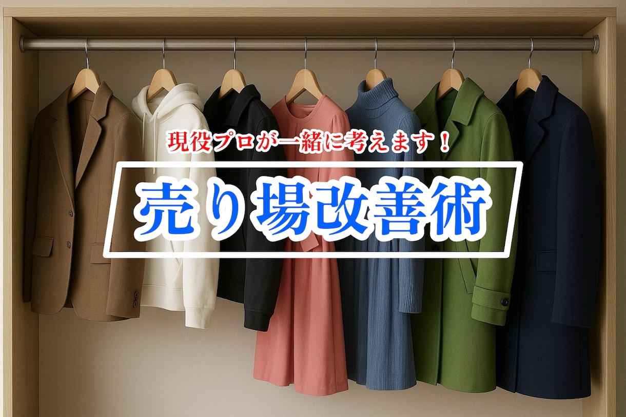 売り場を一気に格上げ！現役プロが一緒に考えます 売場担当者、個人事業主の方必見！マンネリ打破のレイアウト術！ イメージ1