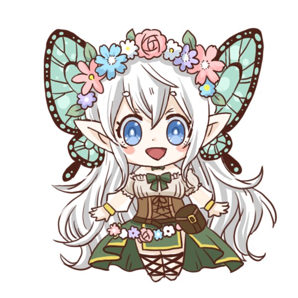 可愛いSSDイラスト描きます あなたの素敵な立ち絵を可愛く小さくアレンジします イメージ3
