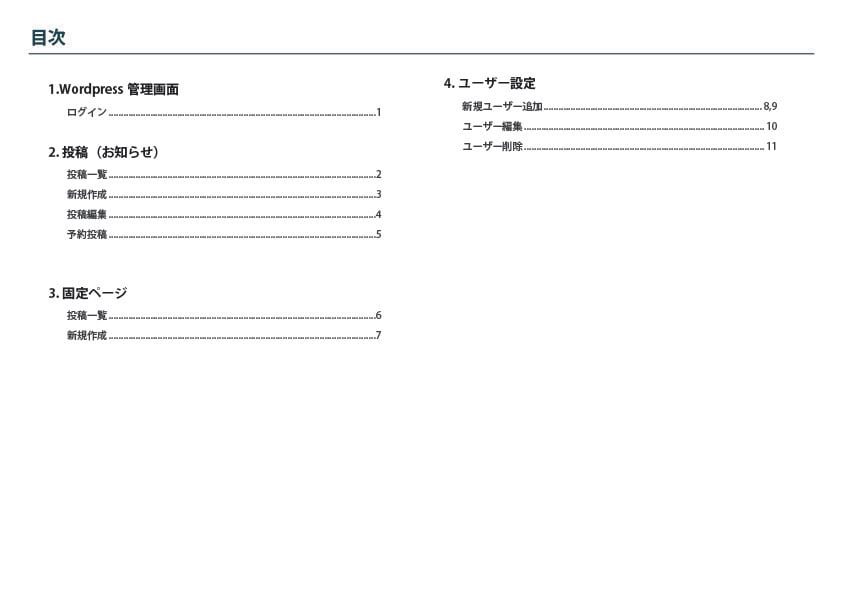 Wordpressサイトのマニュアルを作成します ホームページ更新業務を見える化しませんか？ イメージ2