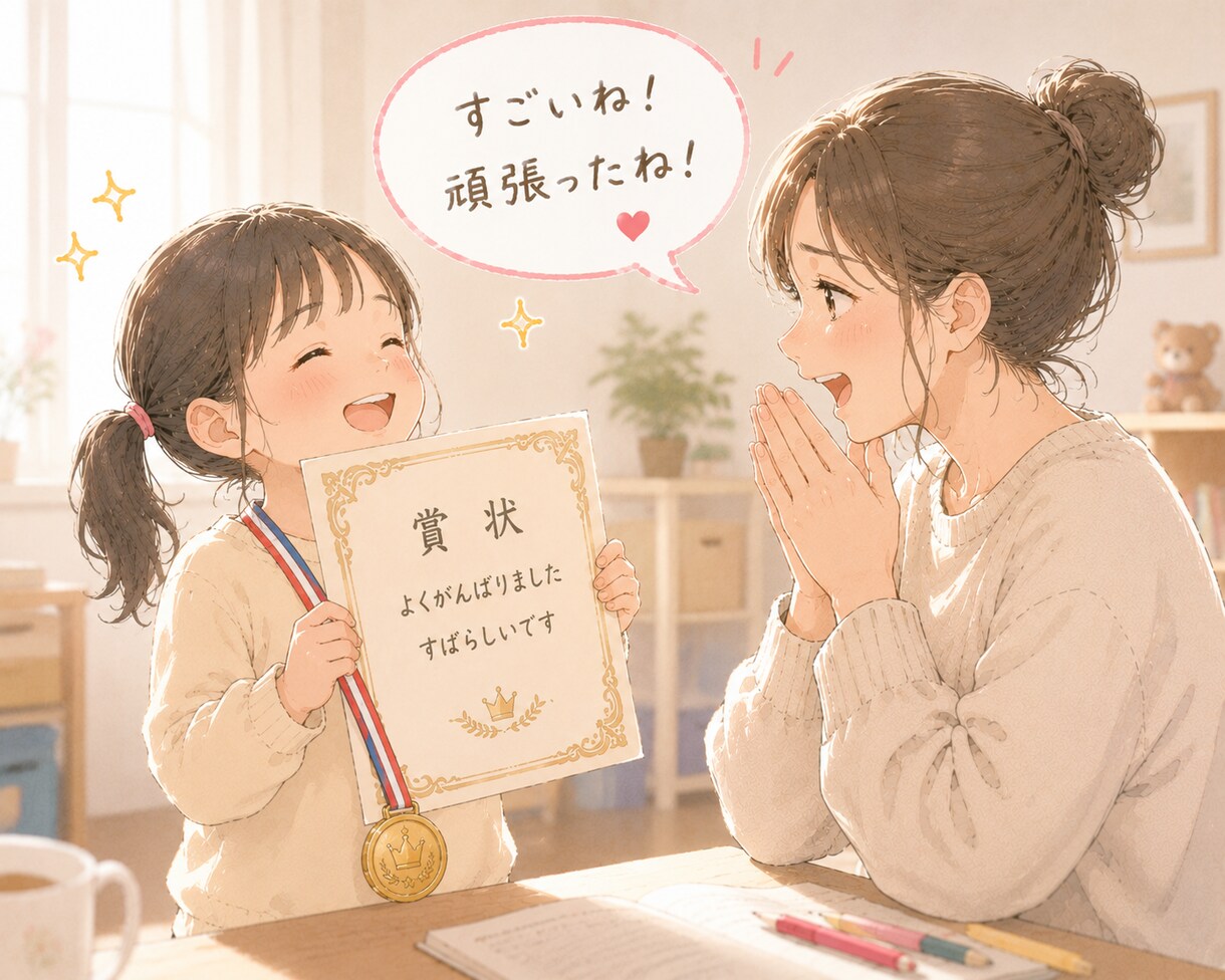遠慮せず自慢して♥️一緒に喜びます 自慢/頑張り/武勇伝/得意/嬉しかった事/子供 イメージ3