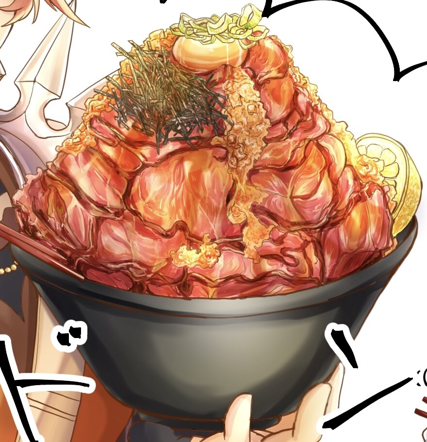 動画の挿絵やメニューに！食欲そそるゴハン描きます どんな料理も思わず食べたくなるアニメタッチの料理にします！ イメージ7