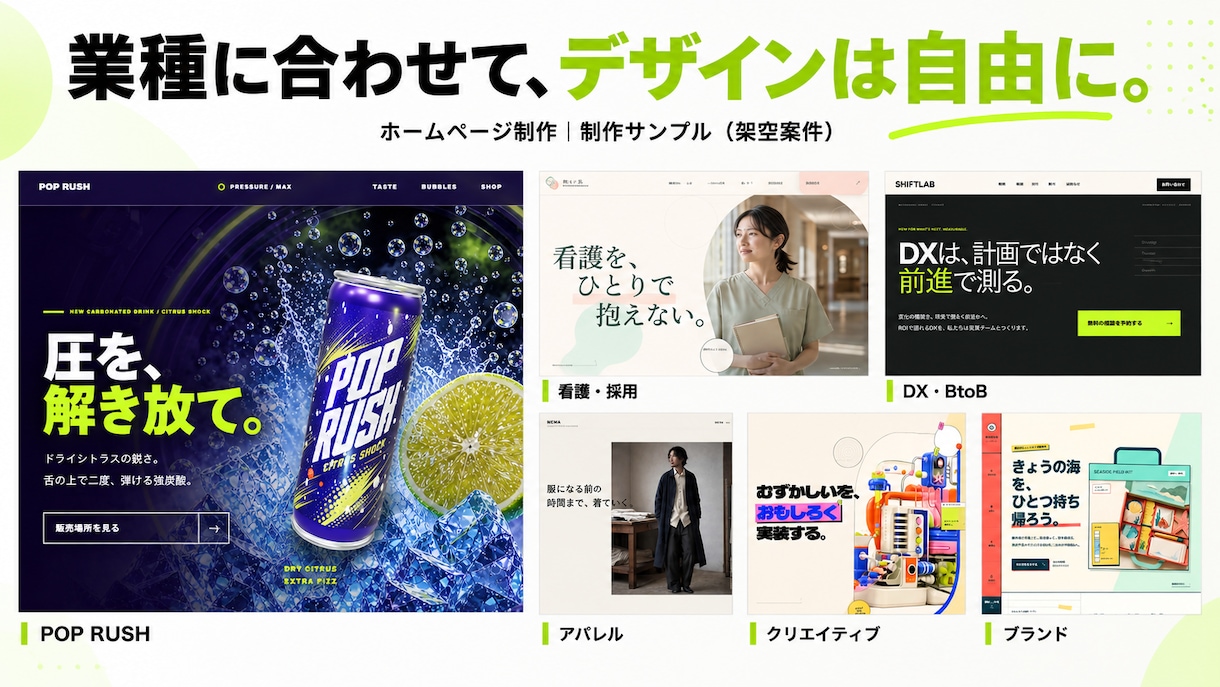 質問に答えるだけのホームページ制作を承ります 事業らしさが伝わるデザイン。原稿・スマホ対応・公開まで イメージ2