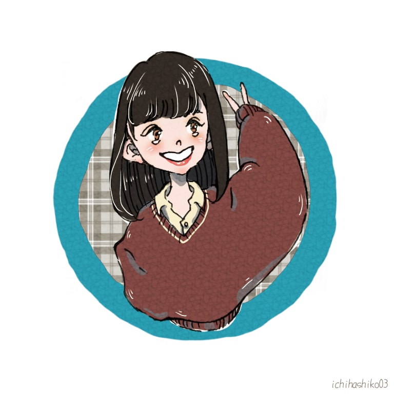 SNS用の似顔絵アイコン描きます 自分にそっくりな可愛いアイコンが欲しい方はぜひ！ イメージ2