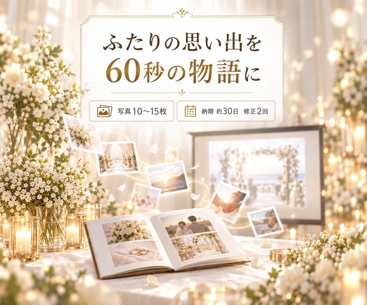 映画プリンセス風結婚式オープニングムービー作ります 夢の国が好きな2人にオススメ！｜3Dアニメーションで描く物語 イメージ2