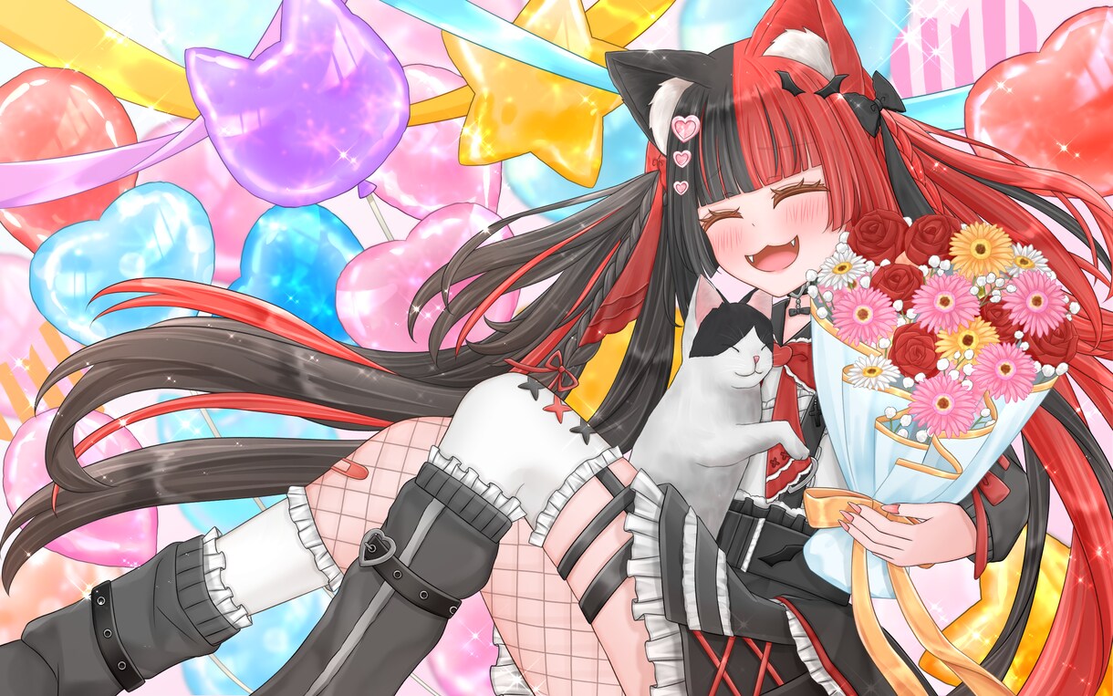 各種イラスト制作いたします 一枚絵やポーズあり立ち絵など、幅広く対応可能です✨ イメージ1