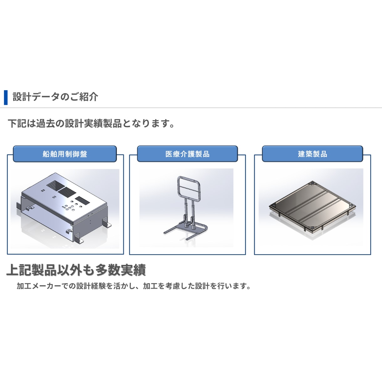 CADで部品設計、3Dデータ、モデリングします 手書き図、イラストからも図面化マンパワー不足サポートします イメージ6