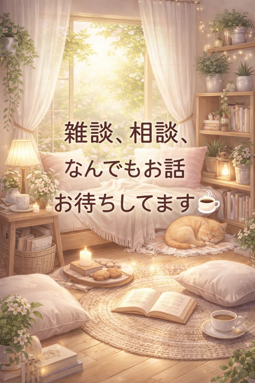 今すぐ誰かと話したい！何でもお話聴きます 寂しいとき◎暇潰し◎くだらない会話◎人に言えない悩み◎ イメージ1