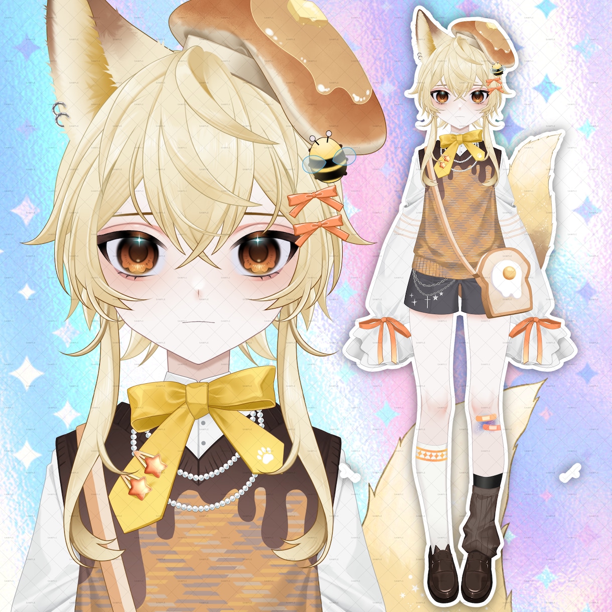 キャラクターデザイン・立ち絵制作致します 商用利用可！Vtuber立ち絵・IRIAM・TRPGなど イメージ5