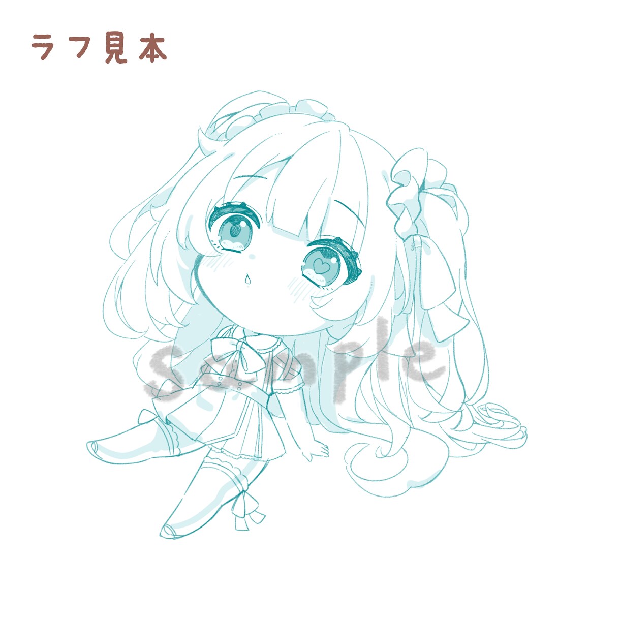 ふんわりした質感のSDイラストをお描きします お気軽に相談ください！実写・オリジナル・Vtuber様対応◎ イメージ5
