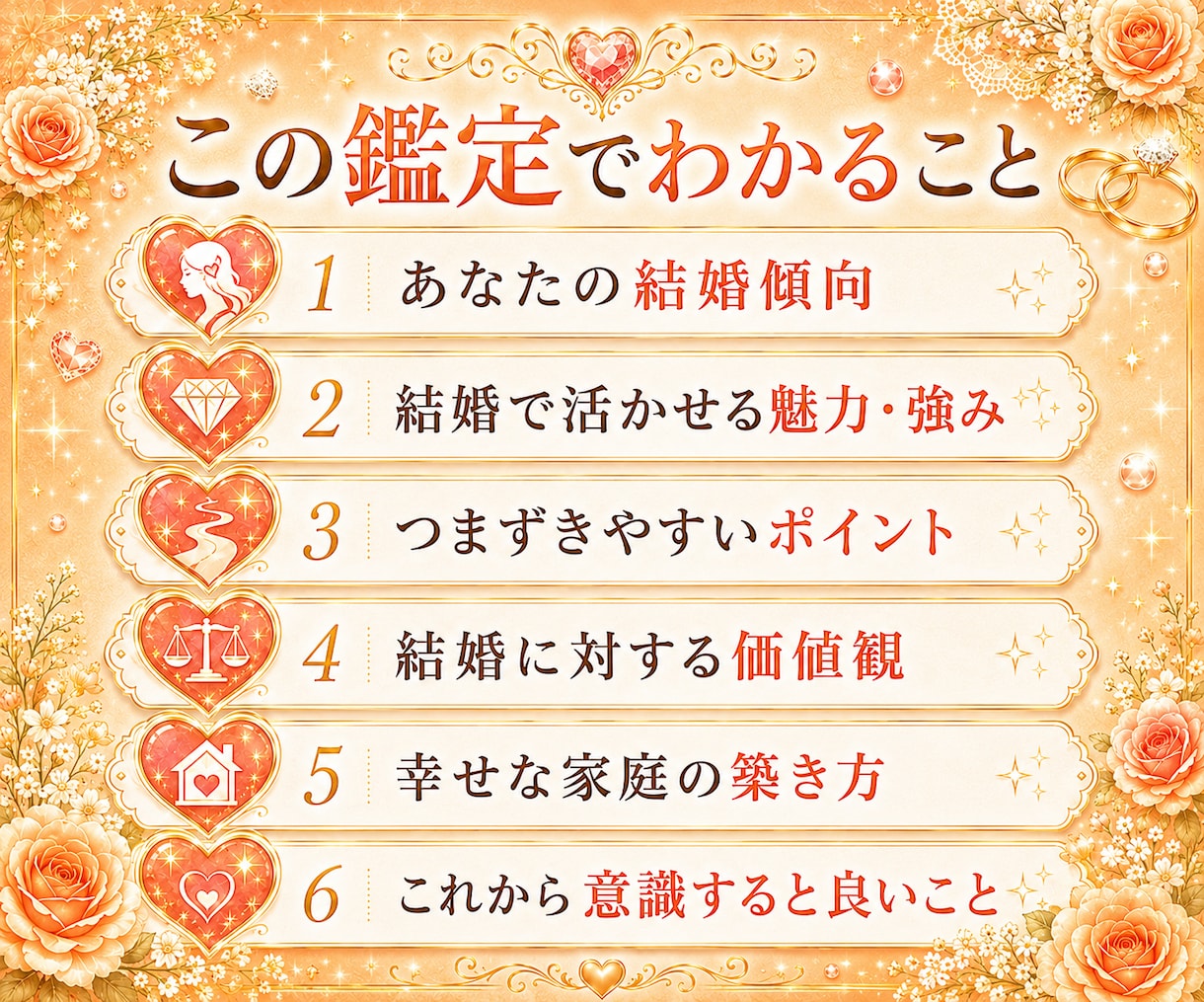 24h納品＊手相から結婚運・幸せな家庭を鑑定します 結婚傾向を読み解き、幸せな家庭を築くヒントをお伝えします イメージ3