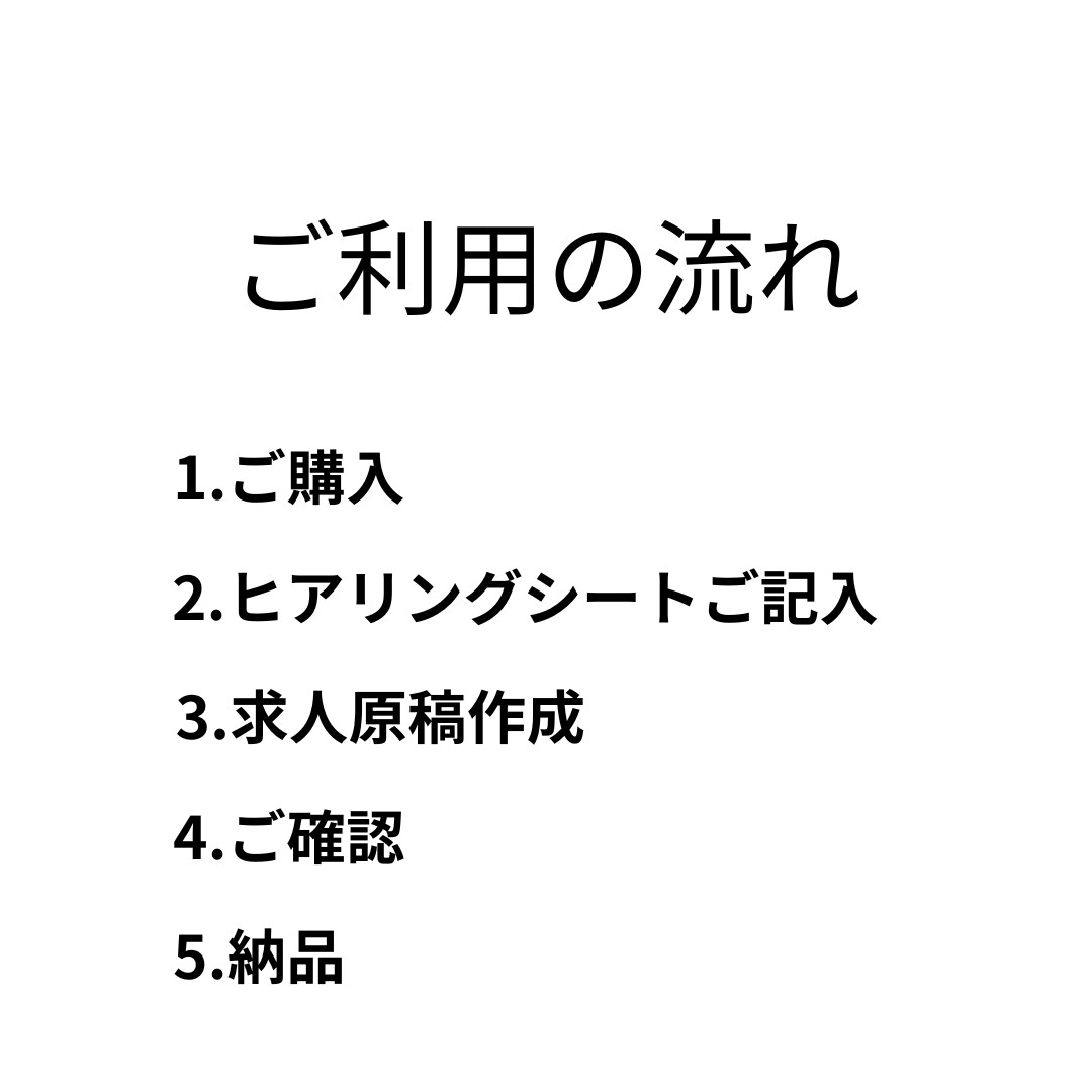 Indeed向け求人原稿をAIを活用して作成します 他媒体でも流用しやすい求人原稿を作成します イメージ3