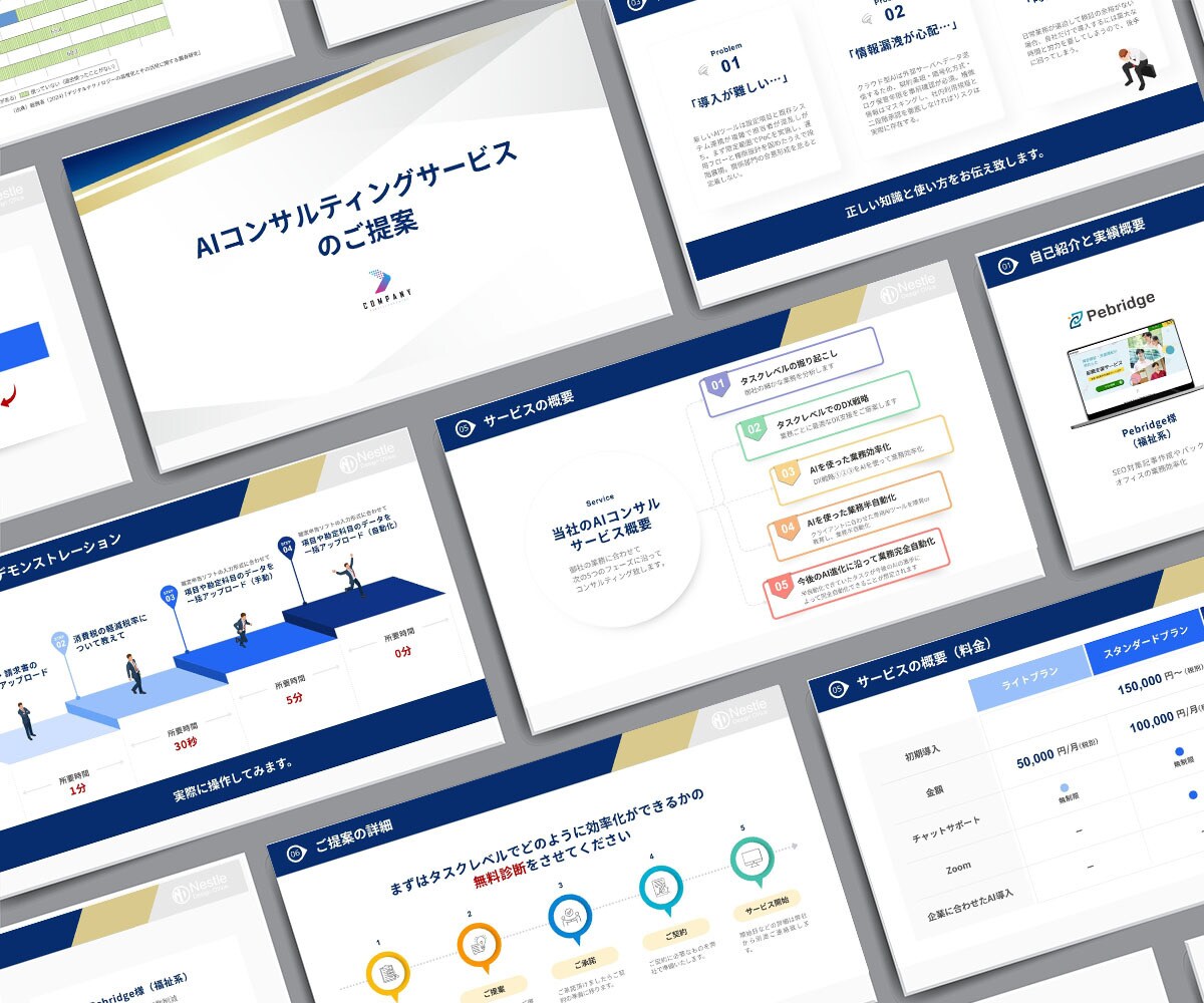 大切なプレゼンのスライドを作成致します 人間の心理に沿ったデザインなのでしっかりと伝わります！ イメージ5