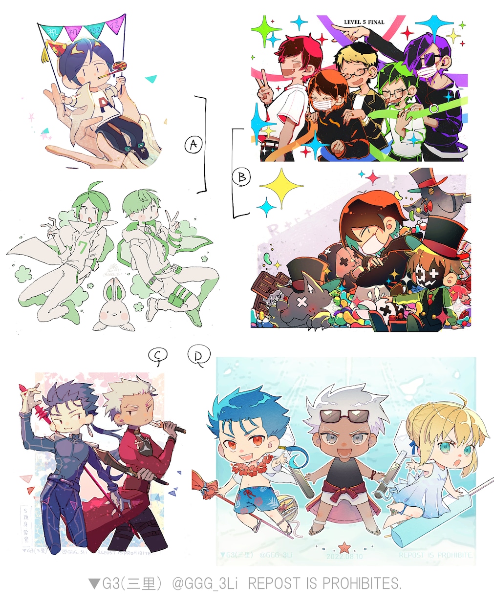 ミニキャラ描きます ~かっこかわいく爽やかでキラキラなミニキャラ~ イメージ10