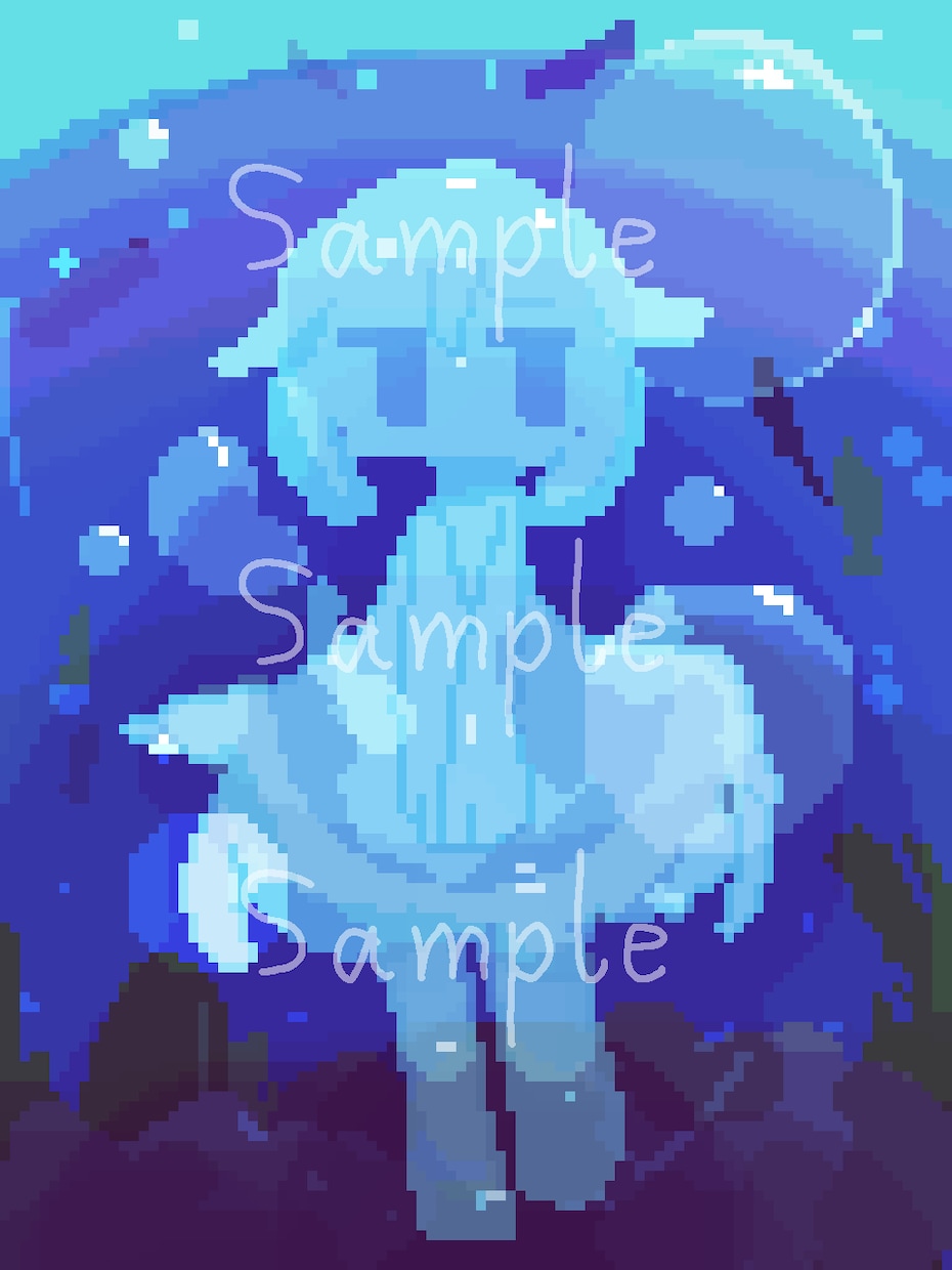 ドット絵制作します 12差分付き、ゲームのキャラチップや動画のドット絵等に！ イメージ9