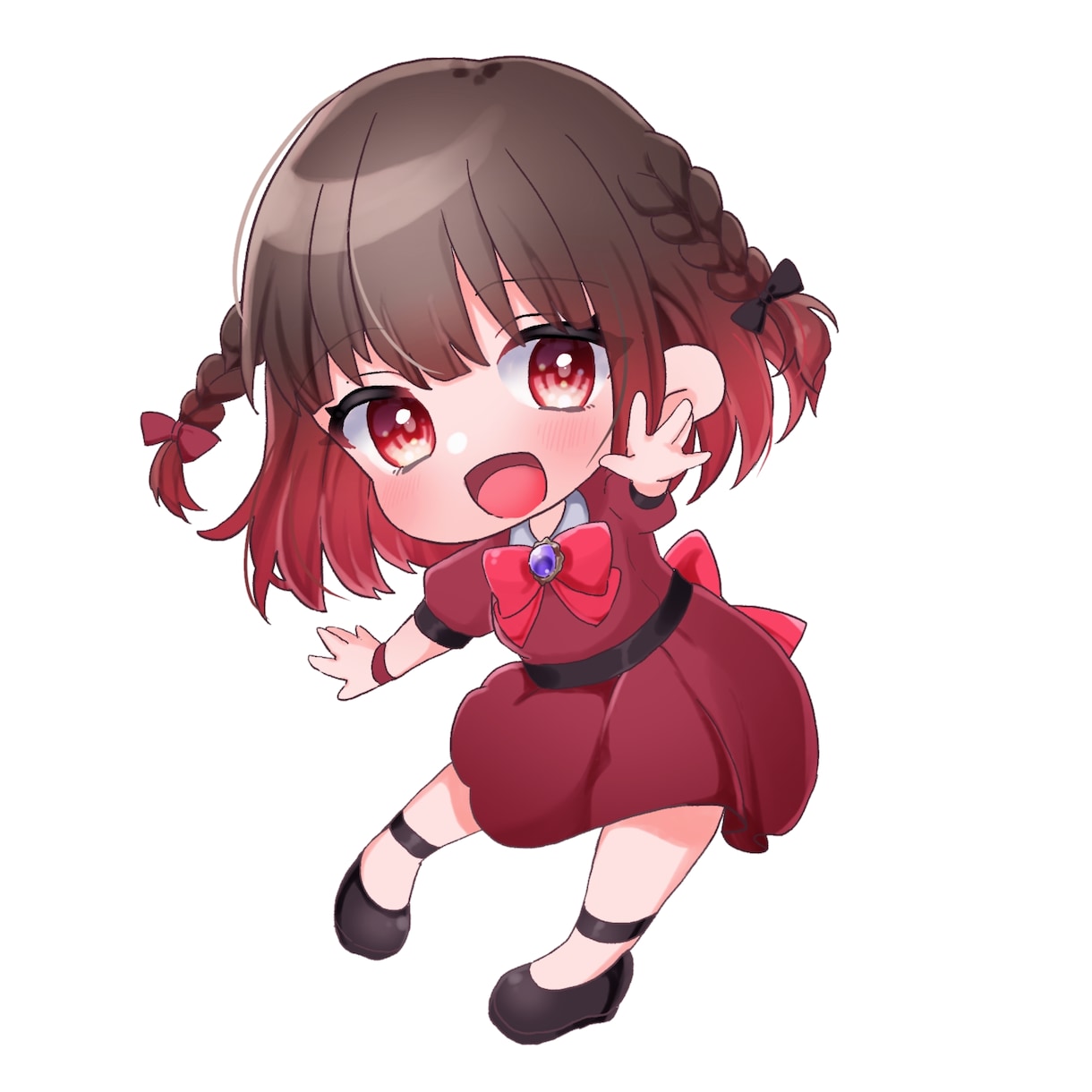 カワイくキラキラなSDキャラ描きます グッズやアイコンにオススメ！色々使えちゃう♪ イメージ6