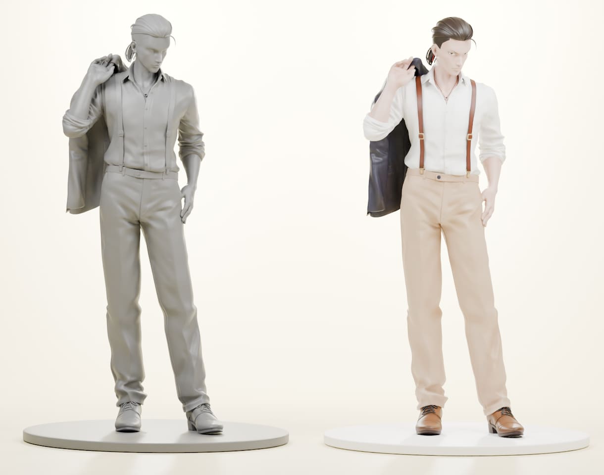 3Dプリント用　フィギュアの3Dデータを作成します あなたのイメージを３Ｄで再現します！ イメージ5