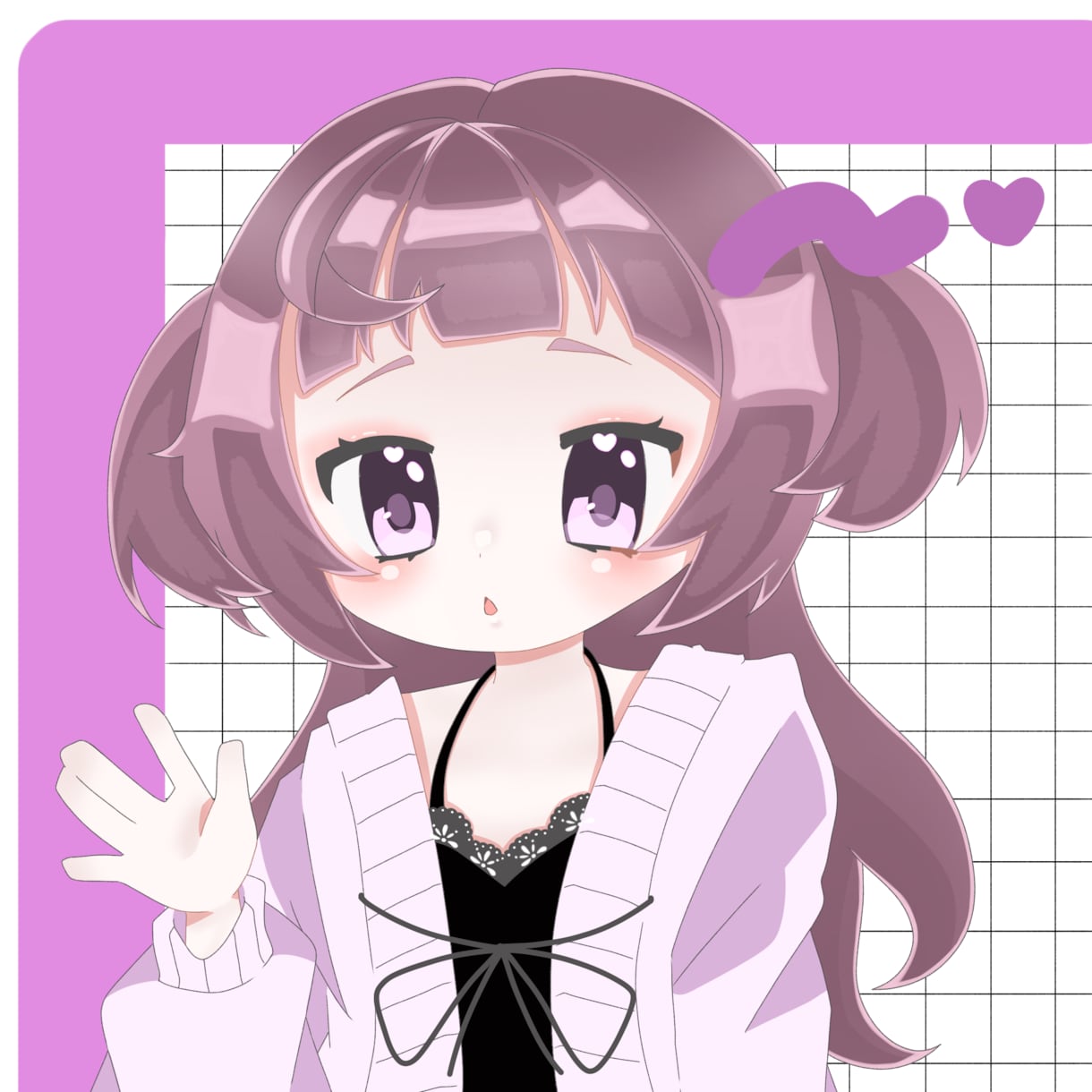 先着3名様モニター価格！】アイコンお描きします あなただけの甘かわアイコン♡SNSアイコンお描きします！ イメージ1