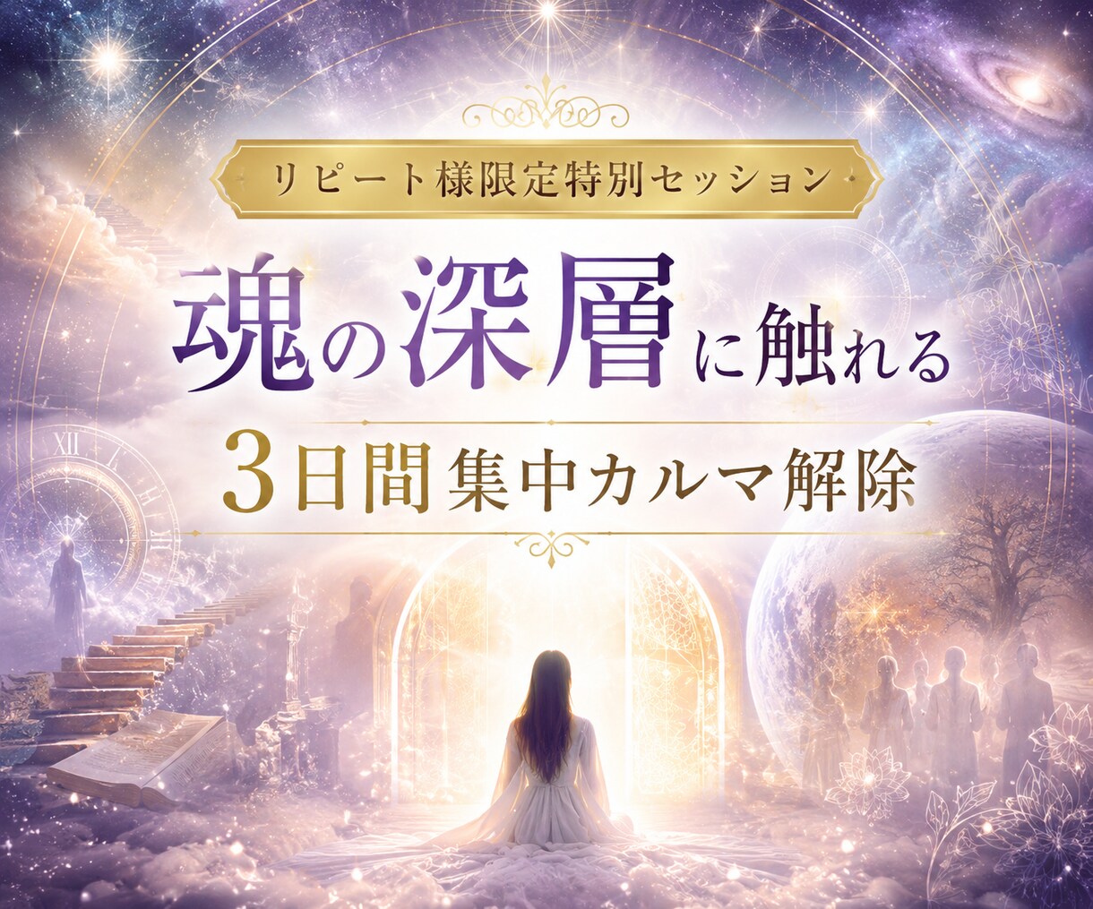 新時代へ移行するために３日間集中カルマ解除します 自力ではどうにもできない縛りから解放されて今世を生きましょう イメージ1