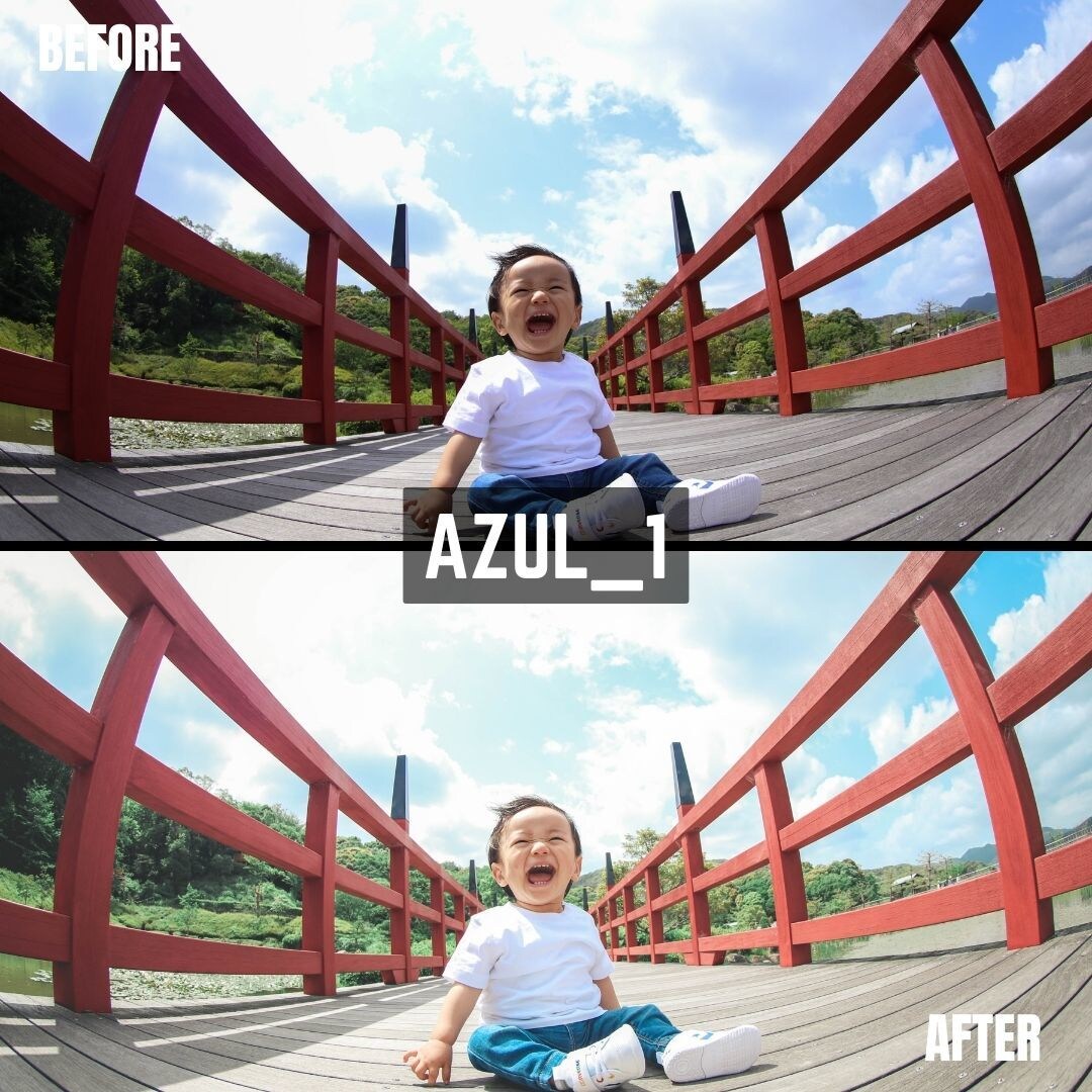 AZUL｜Lightroomプリセット販売します スマホで撮影した写真、ワンタッチで大変身！ イメージ3