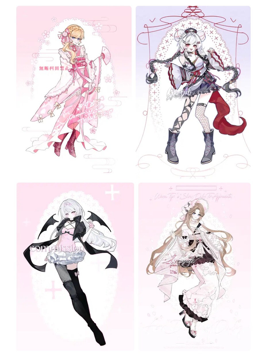 立ち絵を制作します TRPG等多用途・衣装デザイン可 イメージ1