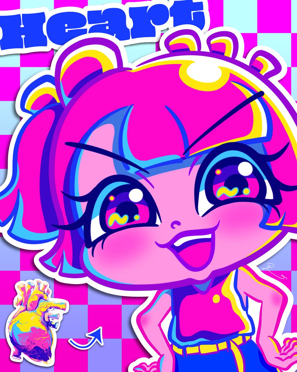 4月までの特別価格！可愛いチビキャラ制作します 写真からちびキャラ化！SNSアイコン・プレゼントに◎ イメージ3
