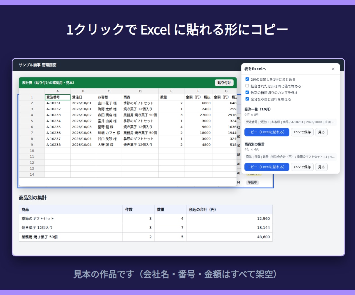 社内用のChrome拡張機能を作ります いつもの画面にボタンを1つ｜通話なし イメージ3