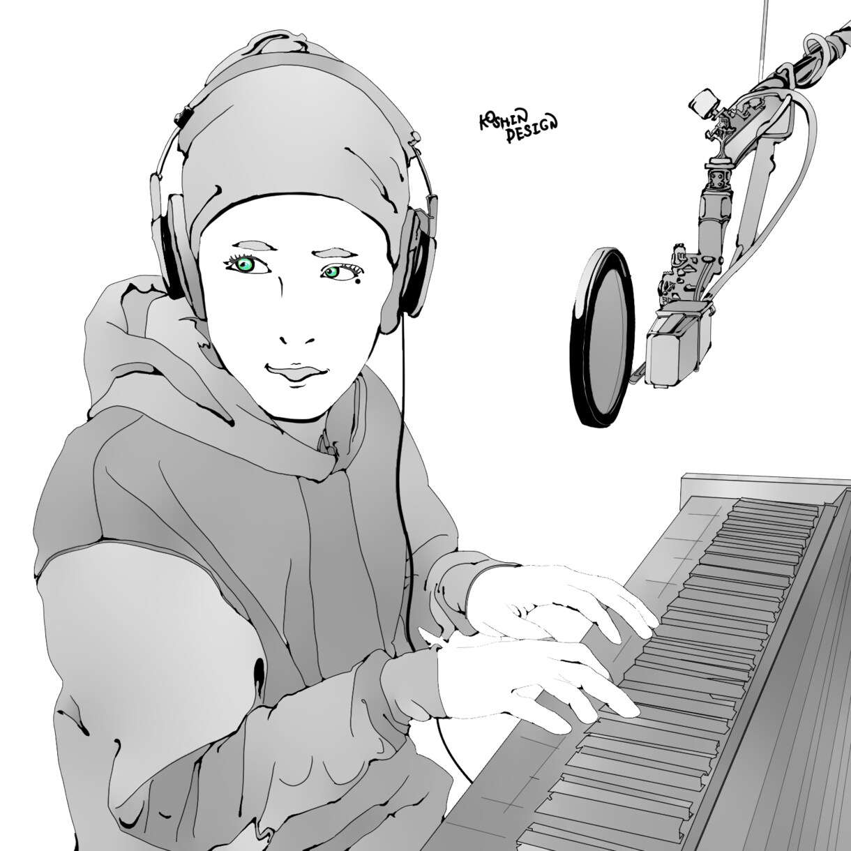 アイコン・ヘッダーなどのイラストを作成致します スタイリッシュな絵柄でなるだけご要望をお聞きして制作します。 イメージ2