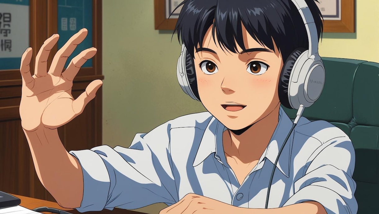 落ち着いた声で心に届くナレーションを収録します 情報に、感情を。声で伝える、安心のクオリティ。 イメージ1