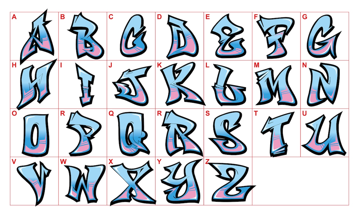 グラフィティセミオーダーデザイン作ります 文字やカラーを選んでファンキーな感じに仕上げます。 イメージ1