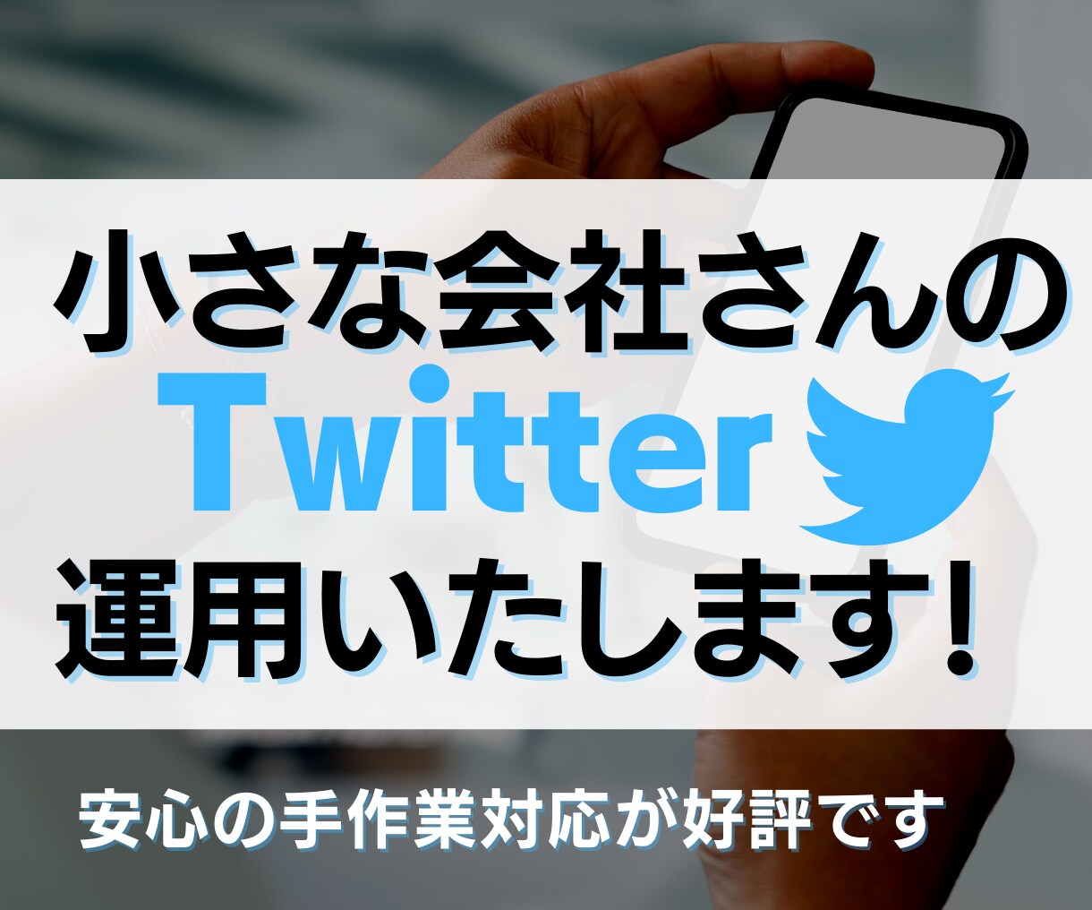 小さな会社さん必見！Twitter運用代行します 企業公式アカウントの開設サポート&運用まで全部お任せOK♪ イメージ1