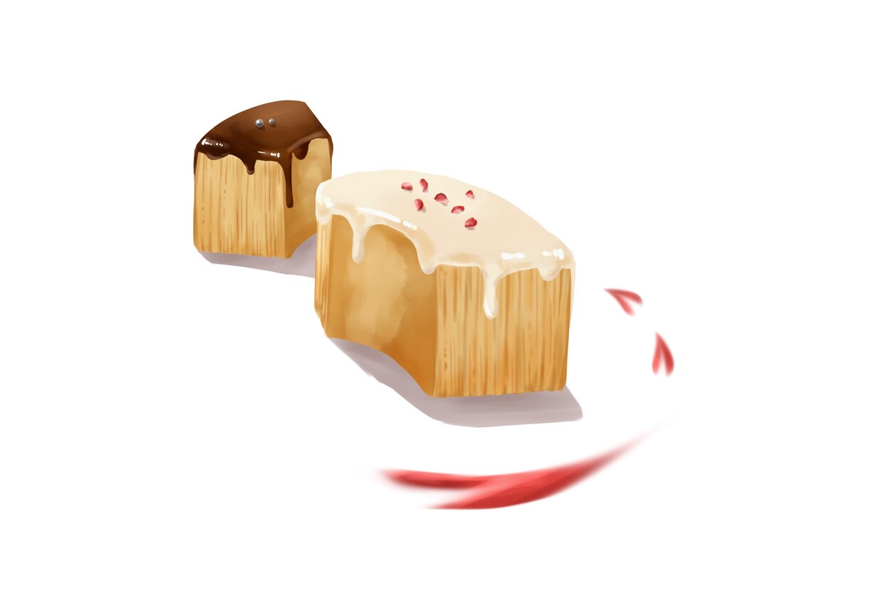 思わずお腹が鳴ってしまう食べ物イラスト描きます SNSのアイコンやお店のメニューや広告に！ イメージ5