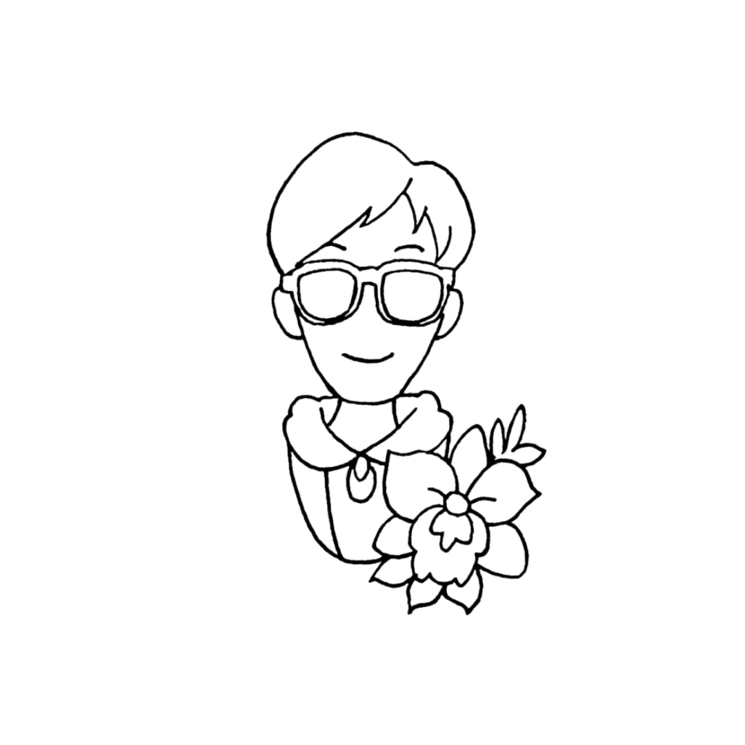 あなたの似顔絵をシンプルな線で描きます 名刺などに使える、ゆる～く可愛い線画をコンパクトに作ります。 イメージ4