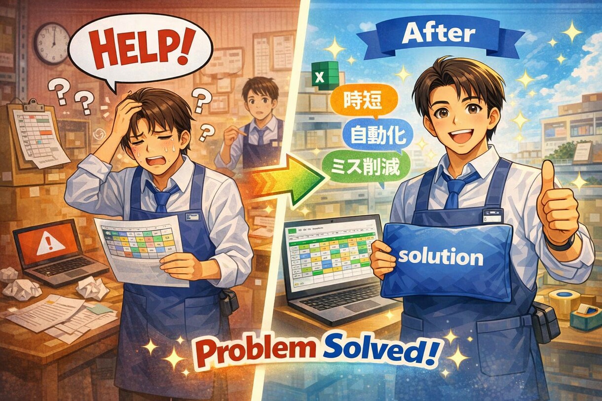 シフト作成は黒字化の基盤！支援させて頂きます 上場企業のマネージャーが課題を分析。本質的に解決しませんか？ イメージ1
