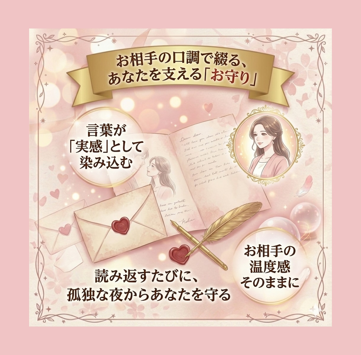 一生モノになる、彼からのラブレター。｜手紙書きます 恋愛鑑定｜不倫や複雑の方、霊視で彼の本音を占います。 イメージ4