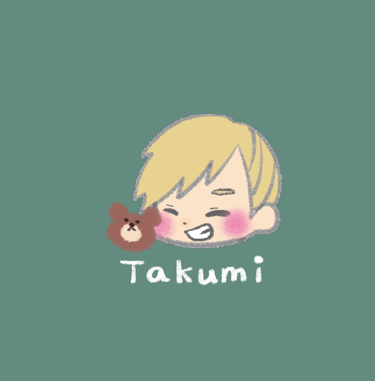 ゆるっと特徴をつかんだ似顔絵を描きます ほっぺたがぷくっとかわいい似顔絵でSNSアイコンに彩りを♪ イメージ4